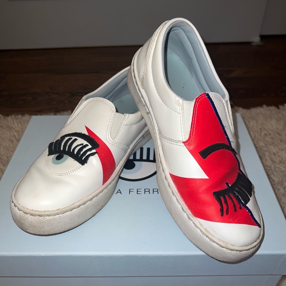 CHIARA FERRAGNI “David Bowie” Slide Sneakers